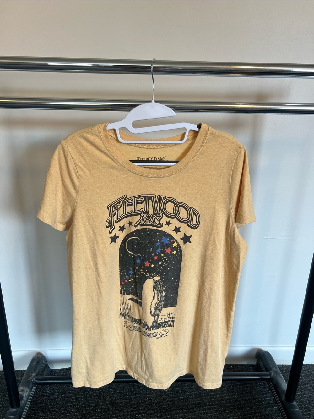 torrid Yellow Fleetwood Mac Graphic Short Sleeve Tee